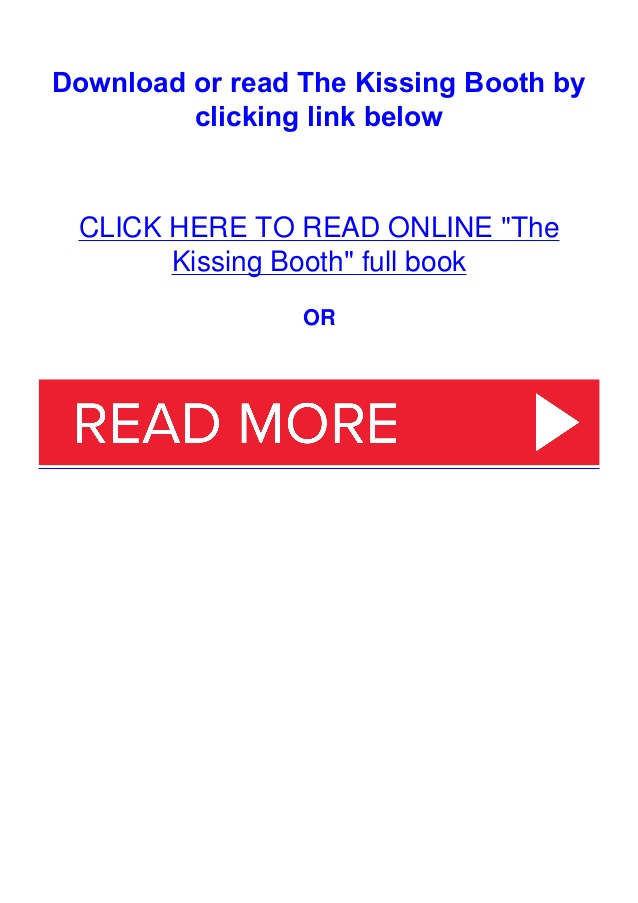 the kissing booth book read online free